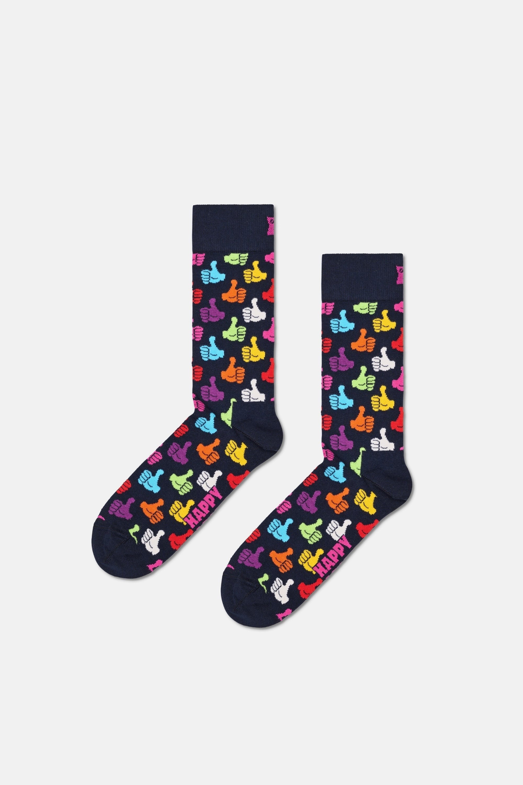 Happy Socks - Beğeni İşareti Desenli Pamuklu Çorap