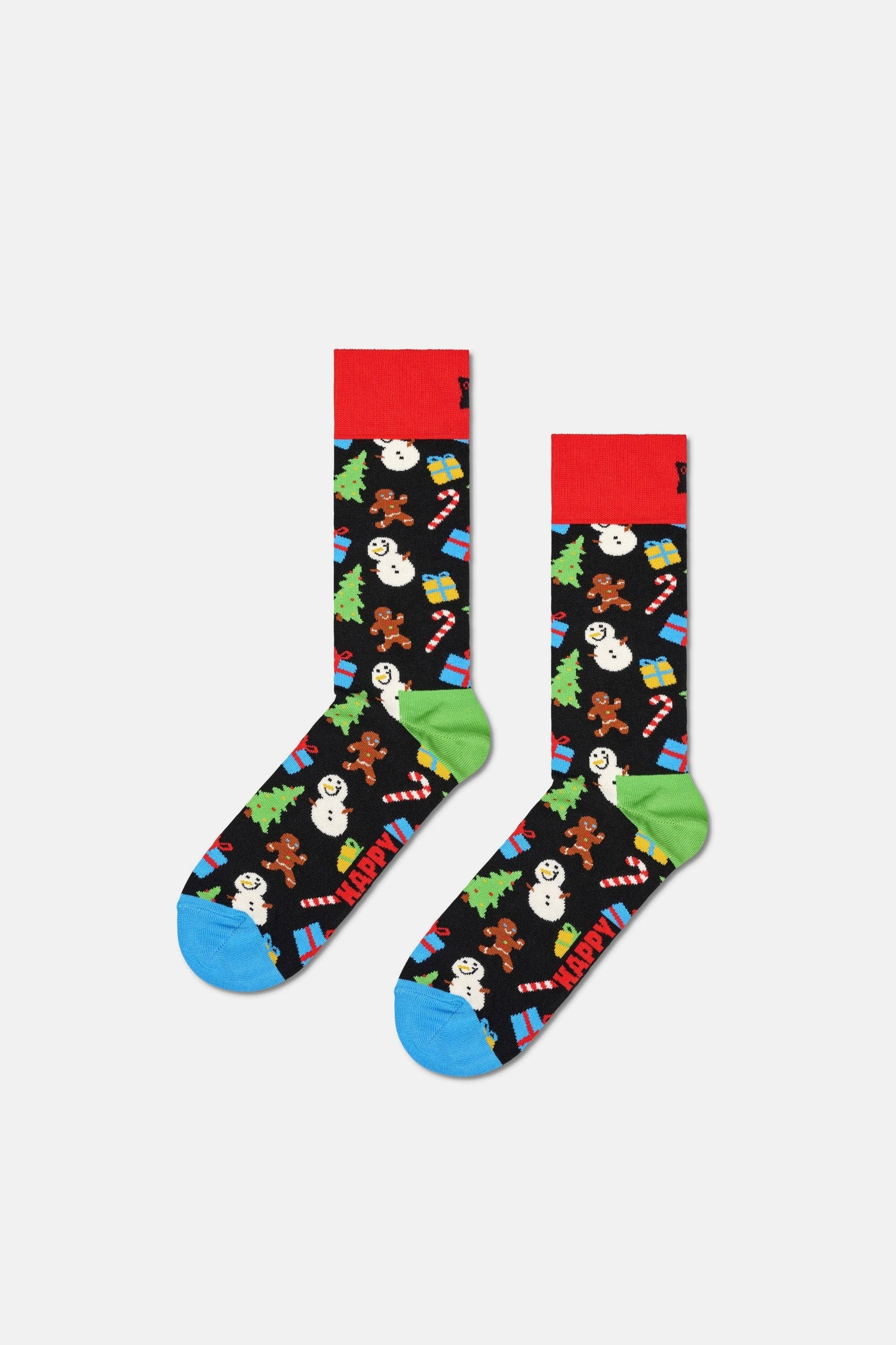 Happy Socks - Çok Renkli Kutlama Temalı Pamuklu 2Li Çorap Seti