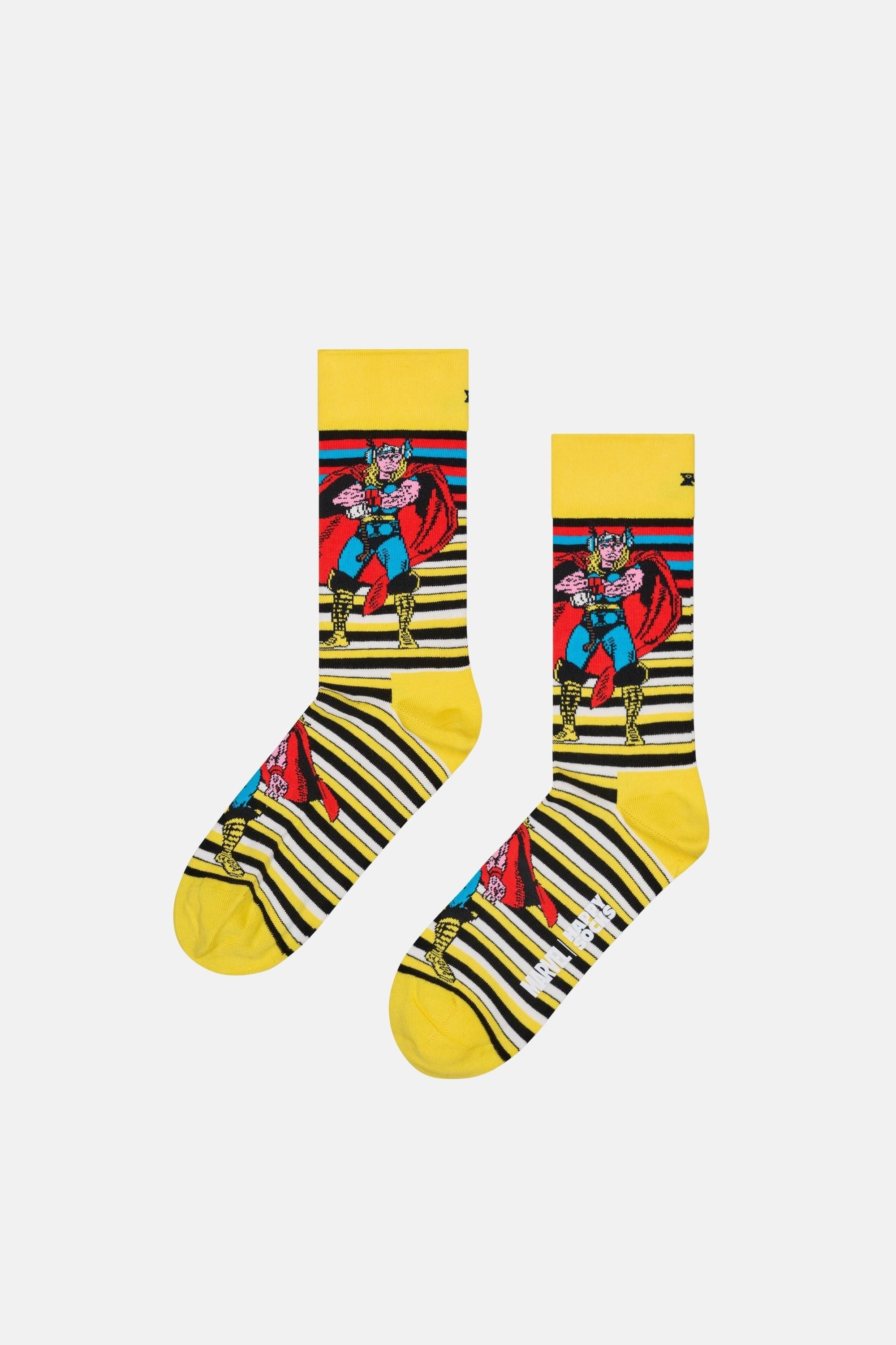 Happy Socks - Sarı Marvel Avengers Thor Çorap