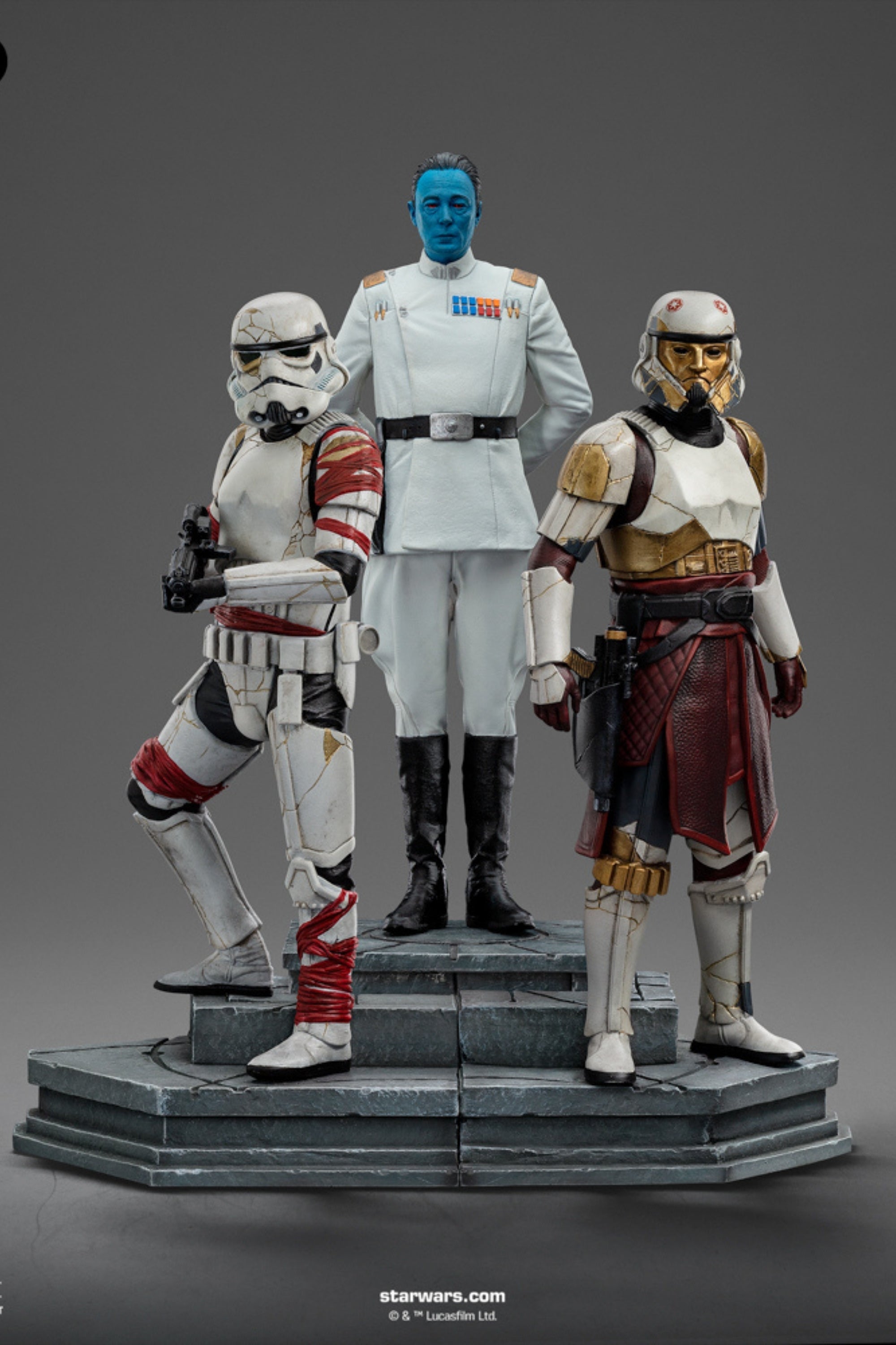 IRON STUDIOS - Grand Admıral Thrawn – Art Scale 1/10 Statue