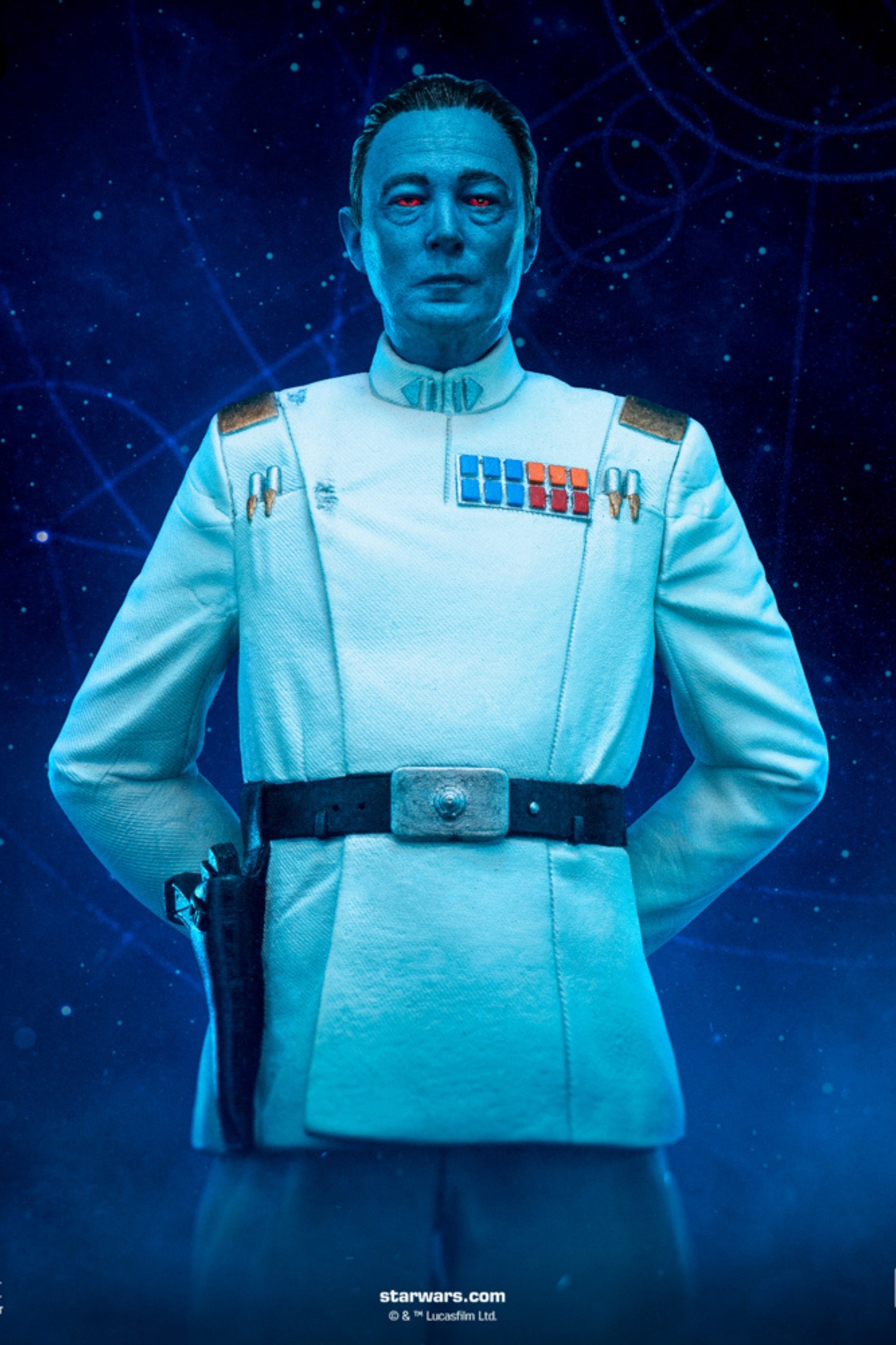 IRON STUDIOS - Grand Admıral Thrawn – Art Scale 1/10 Statue
