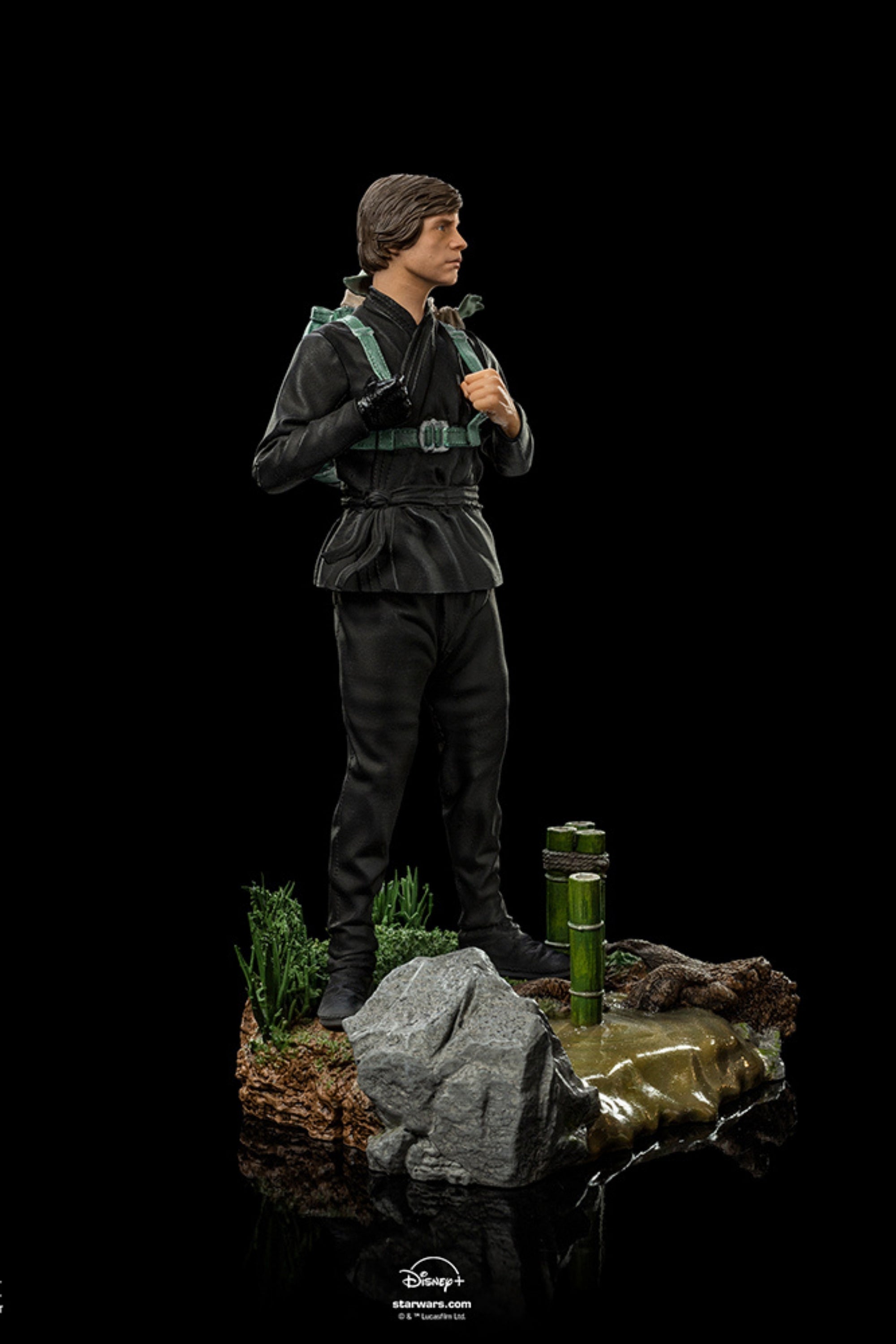 IRON STUDIOS - Luke Skywalker and Grogu Traınıng Versıon - Star Wars: The Book of Boba Fett - Art Scale 1/10
