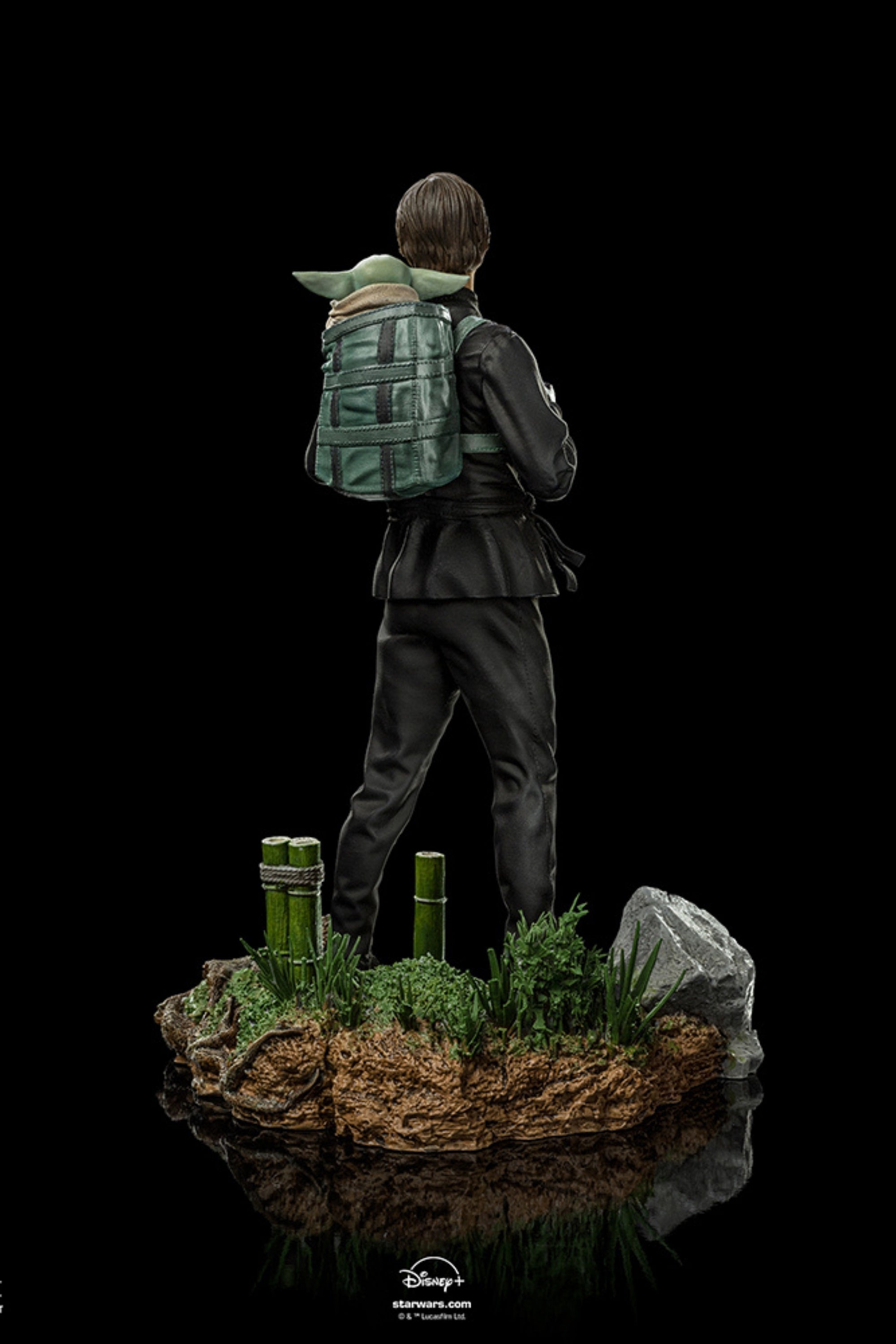 IRON STUDIOS - Luke Skywalker and Grogu Traınıng Versıon - Star Wars: The Book of Boba Fett - Art Scale 1/10