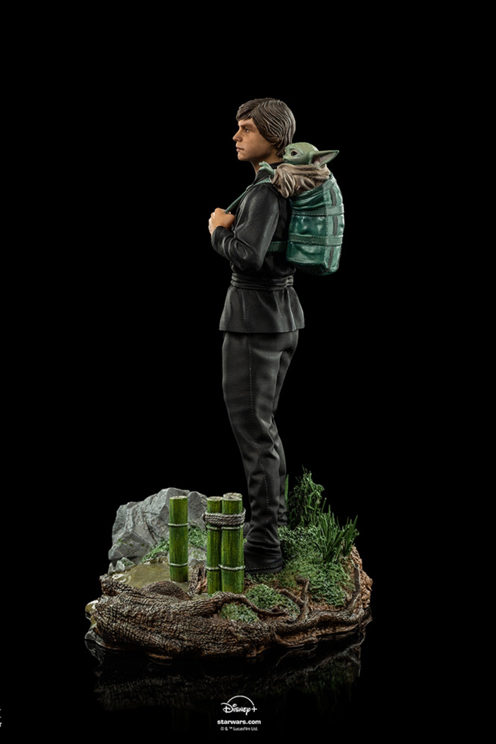 IRON STUDIOS - Luke Skywalker and Grogu Traınıng Versıon - Star Wars: The Book of Boba Fett - Art Scale 1/10