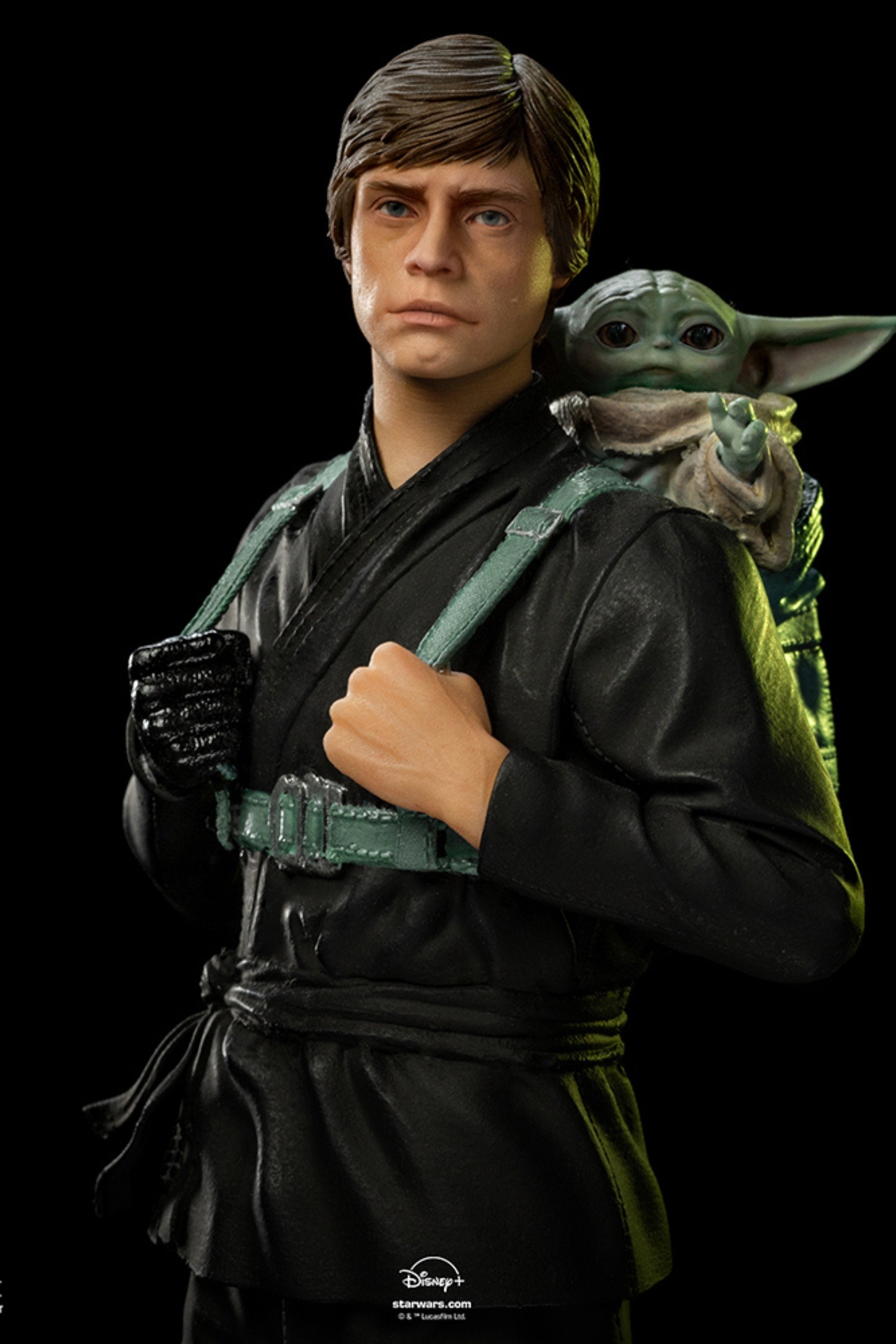 IRON STUDIOS - Luke Skywalker and Grogu Traınıng Versıon - Star Wars: The Book of Boba Fett - Art Scale 1/10