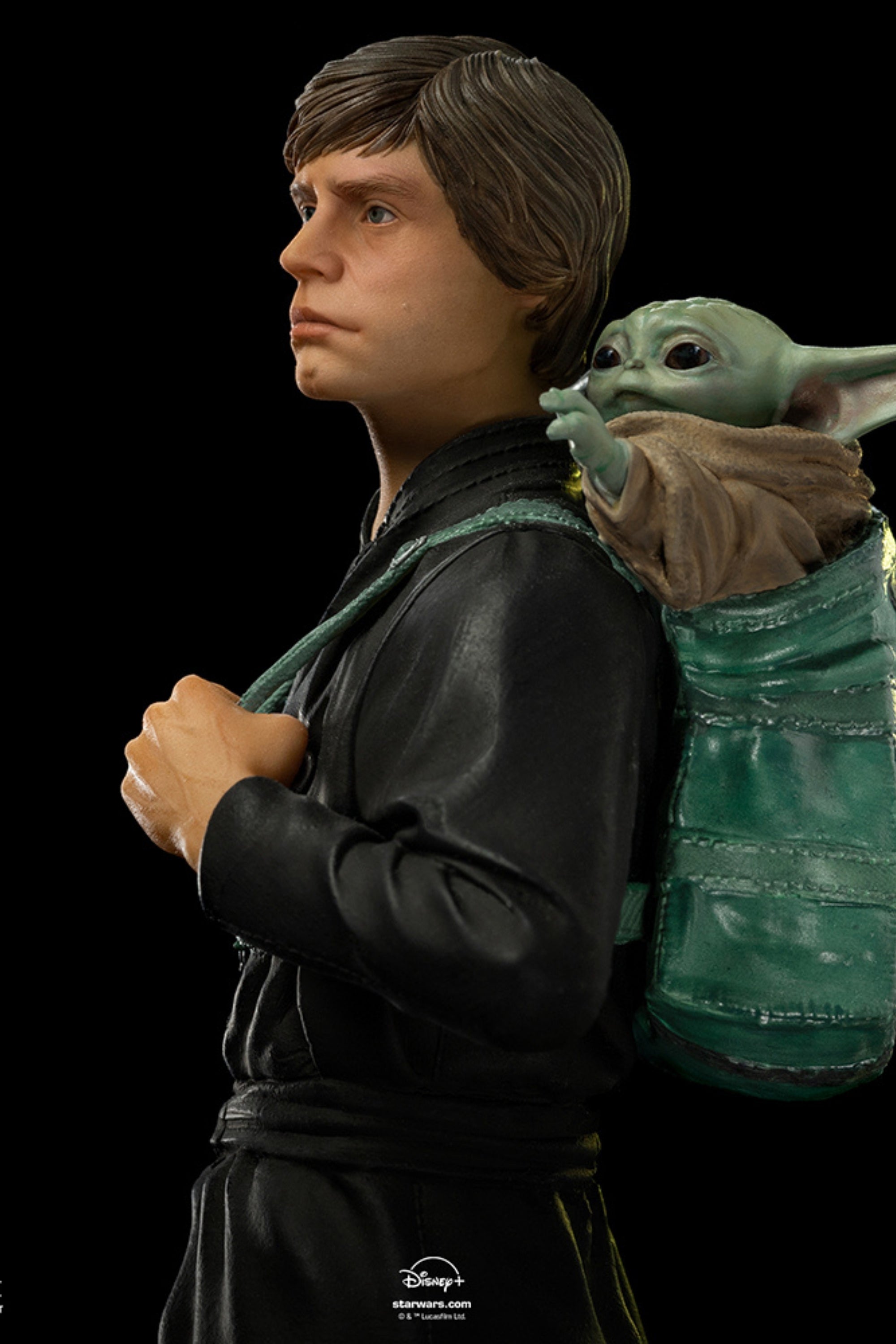 IRON STUDIOS - Luke Skywalker and Grogu Traınıng Versıon - Star Wars: The Book of Boba Fett - Art Scale 1/10