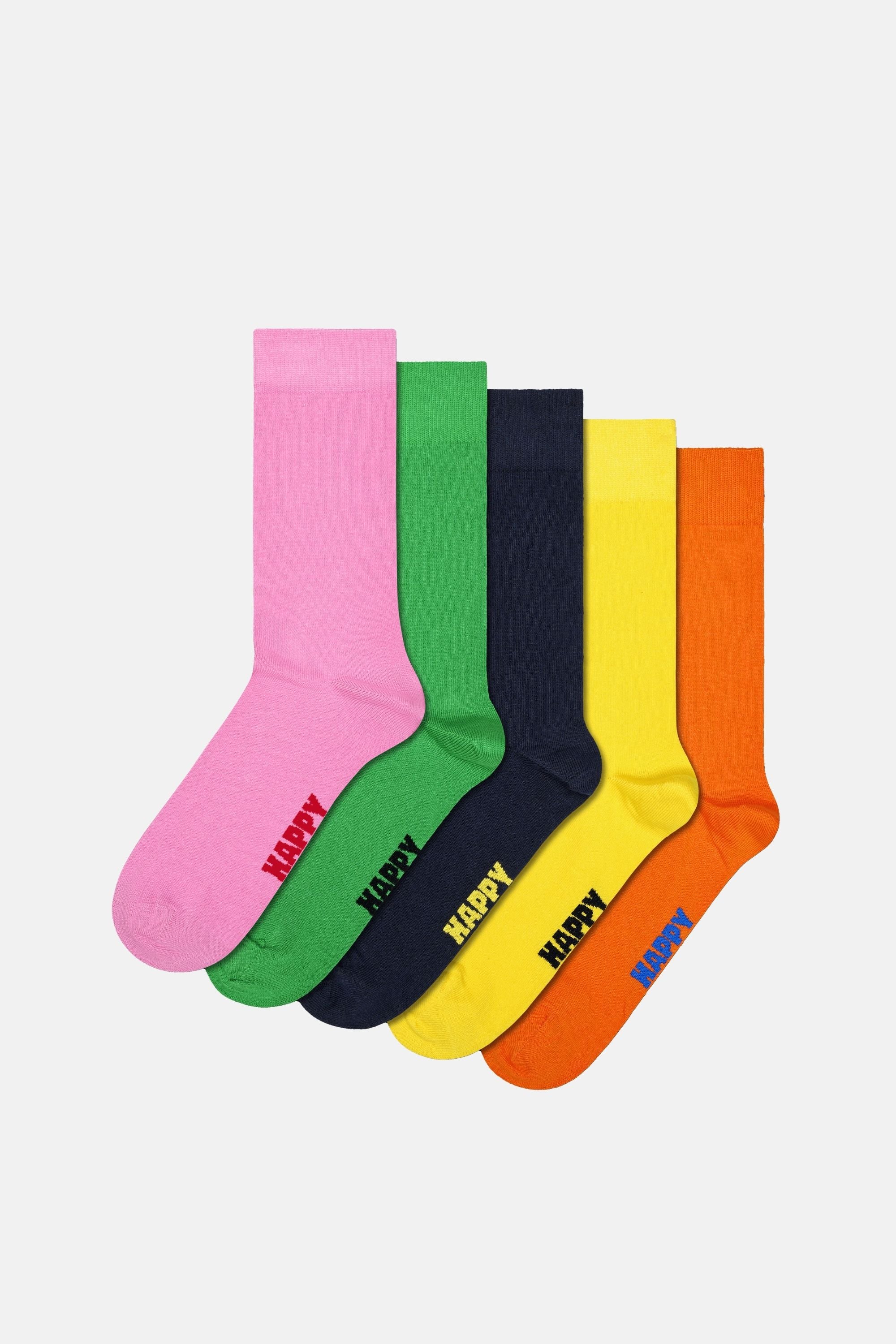 Happy Socks - Çok Renkli 5Li Çorap Seti