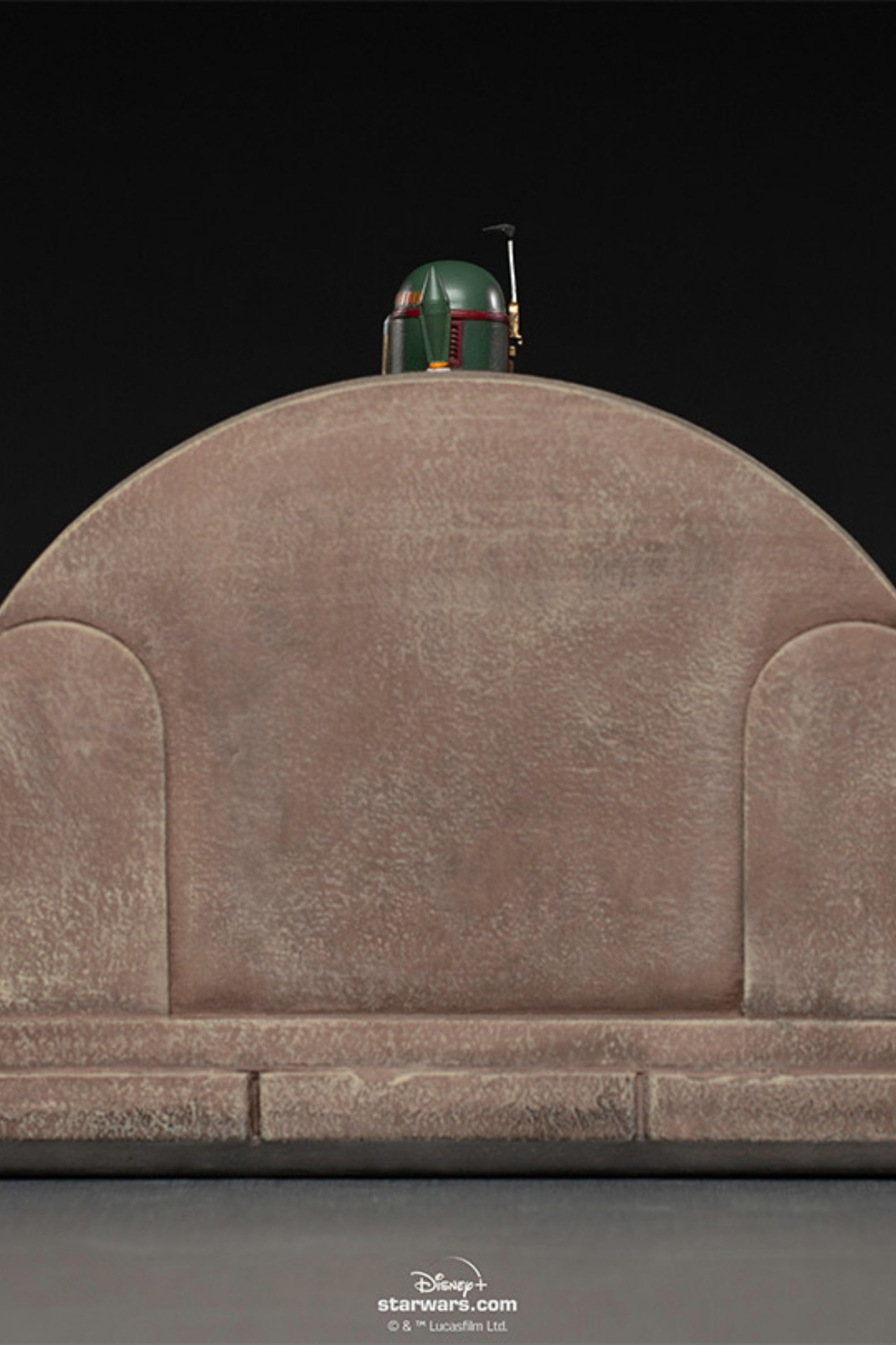 IRON STUDIOS - Boba Fett on Throne - Star Wars: The Mandalorıan - Art Scale 1/10