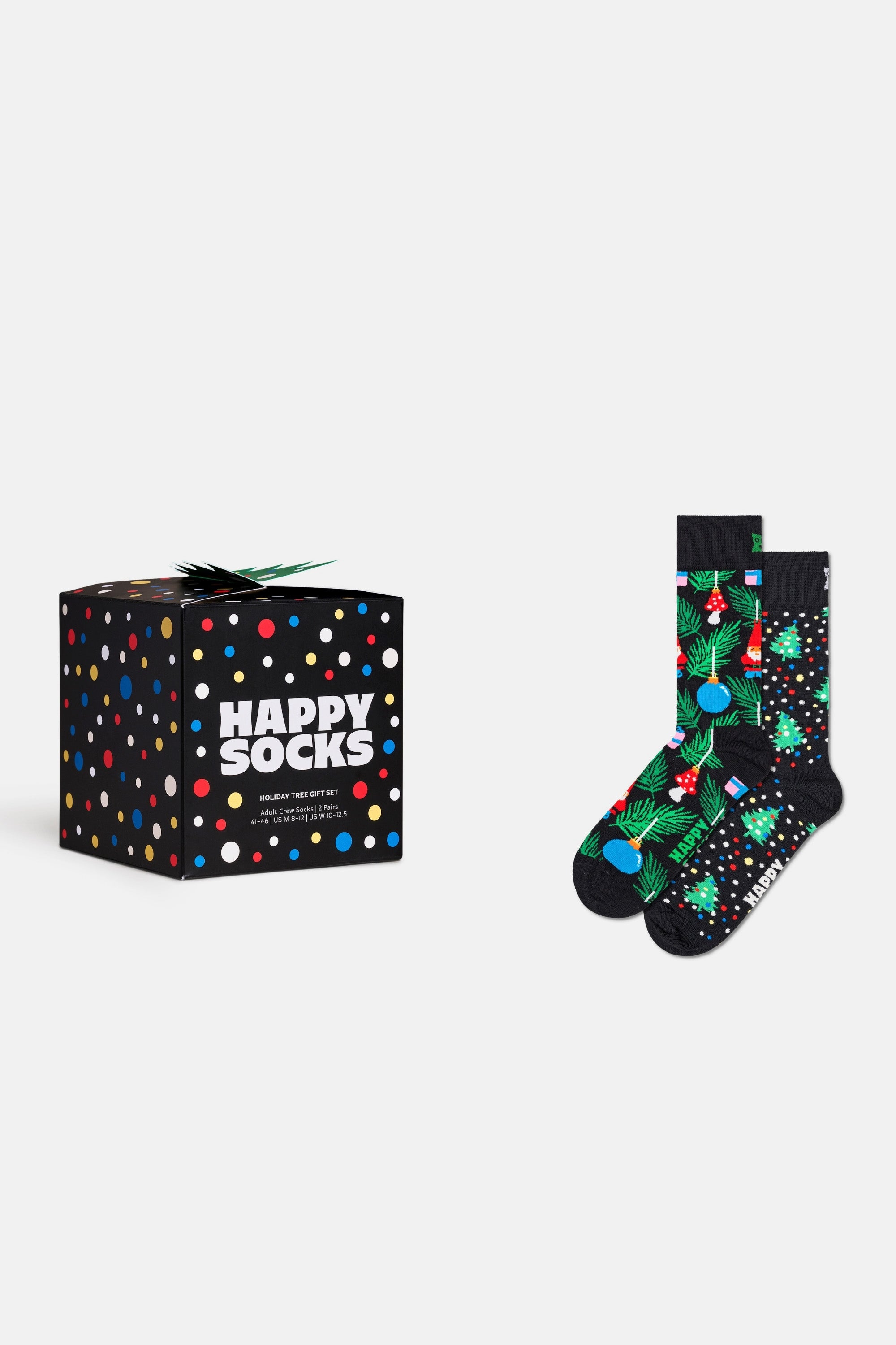 Happy Socks - 2'li Tatil Ağaç Çorap Hediye Seti