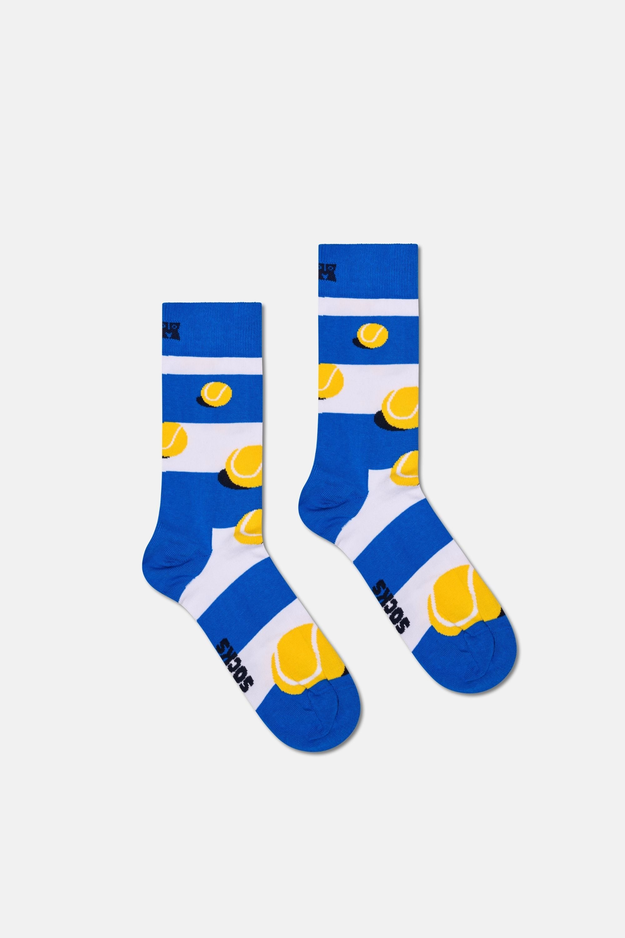 Happy Socks - Çok Renkli Tenis Desenli 3'lü Pamuklu Çorap Seti