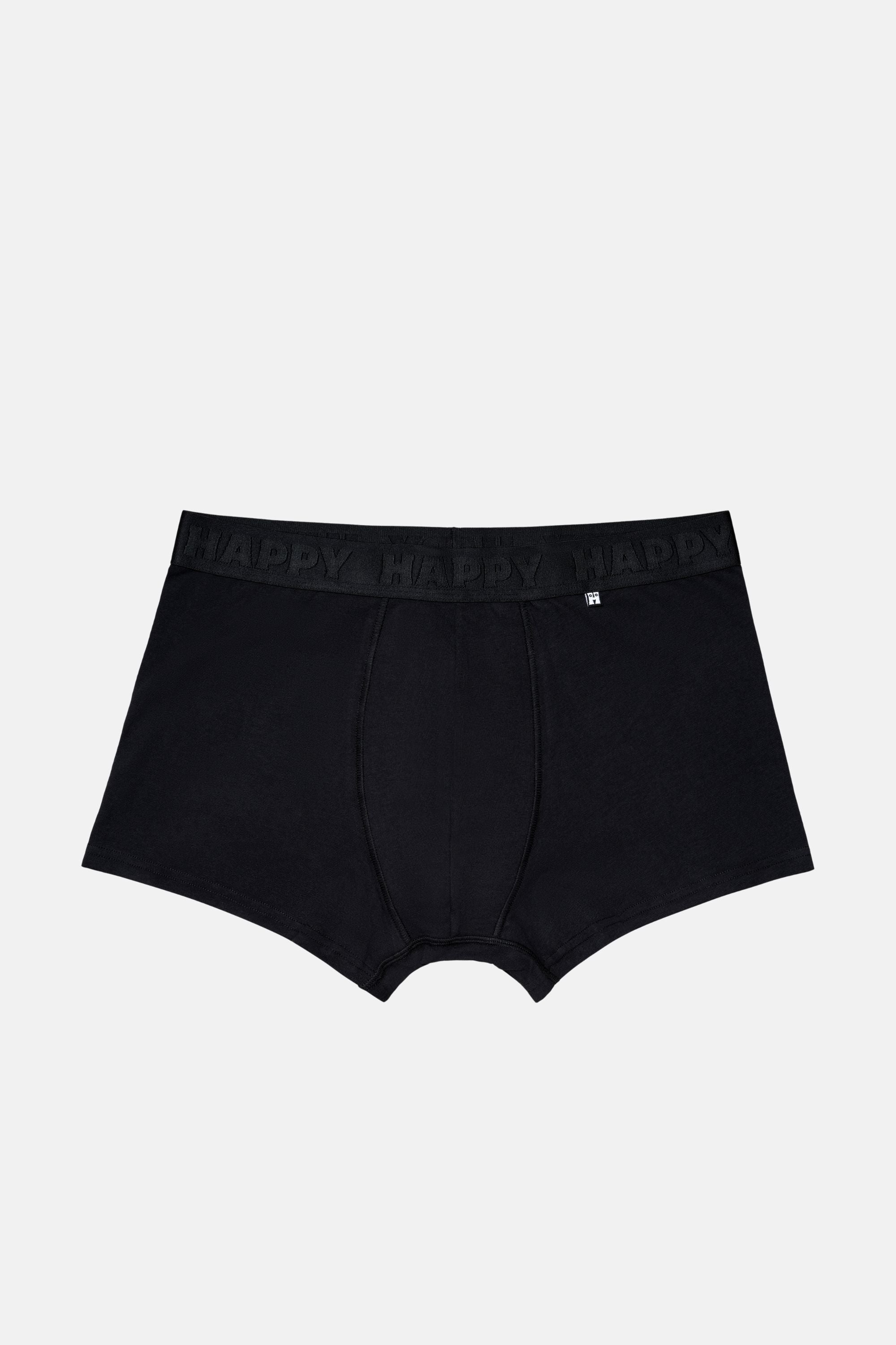 Happy Socks -  Erkek Siyah Karışık Desenli 3'lü Boxer Seti