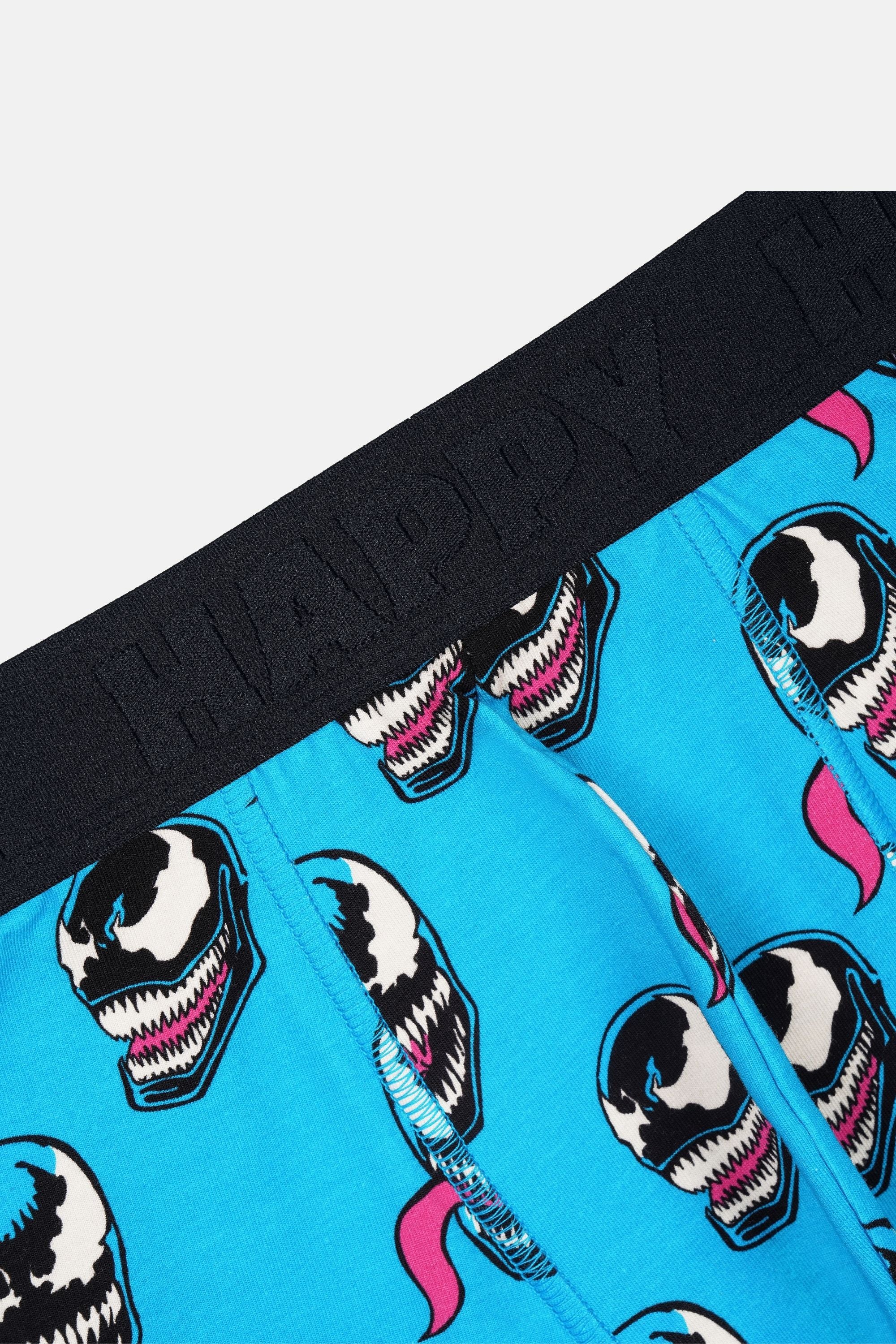Happy Socks - Erkek Mavi Venom Desenli Boxer