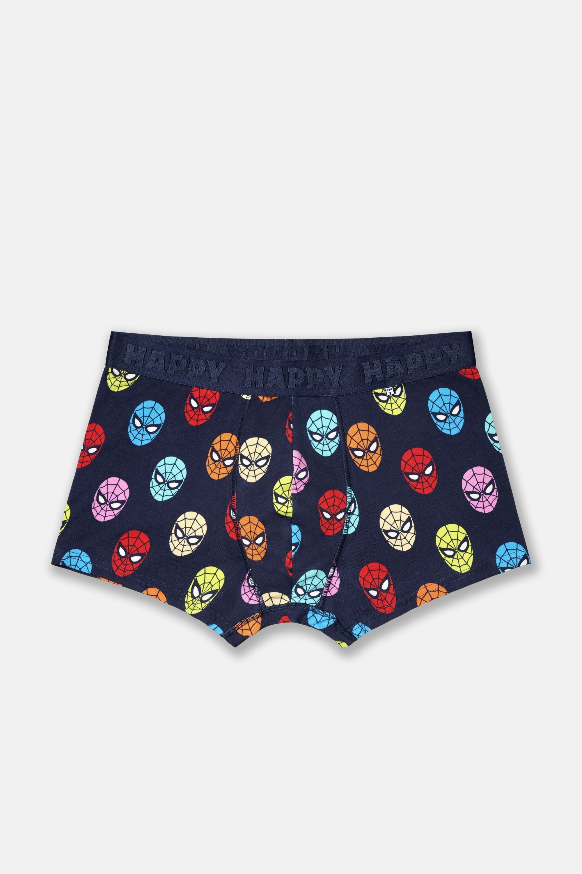 Happy Socks -  Erkek Çok Renkli Spıder-Man Desenli 2'li Boxer Seti