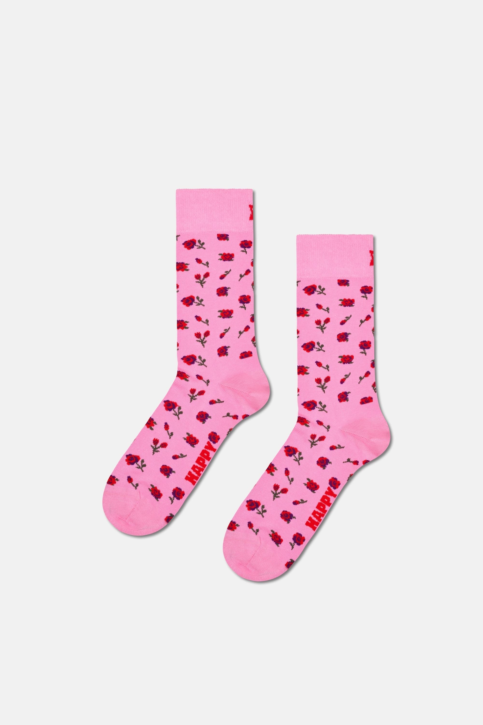 Happy Socks - Çok Renkli Anneler Günü Desenli 3Lü Pamuklu Çorap Seti