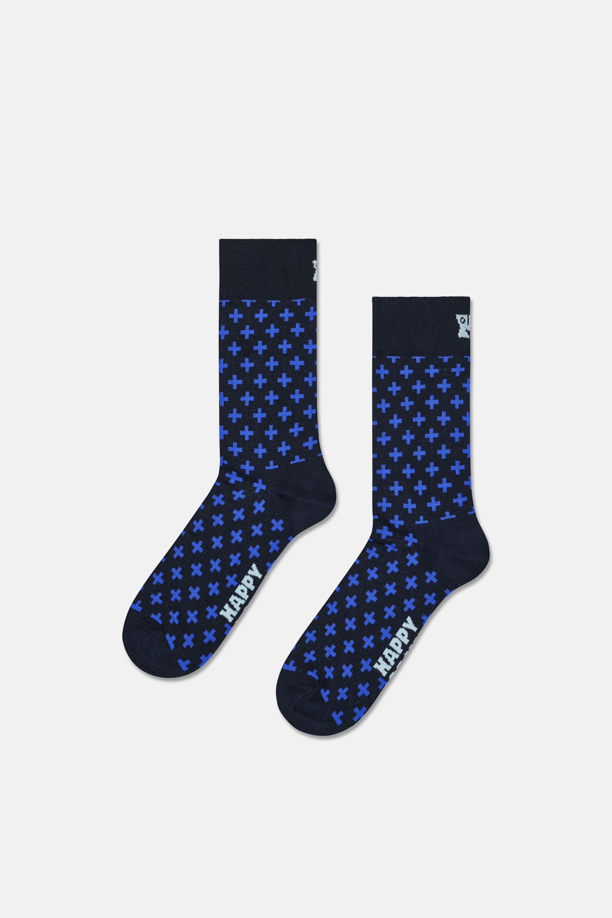 Happy Socks - Çok Renkli Geometrik Desenli 4Lü Pamuklu Çorap Seti