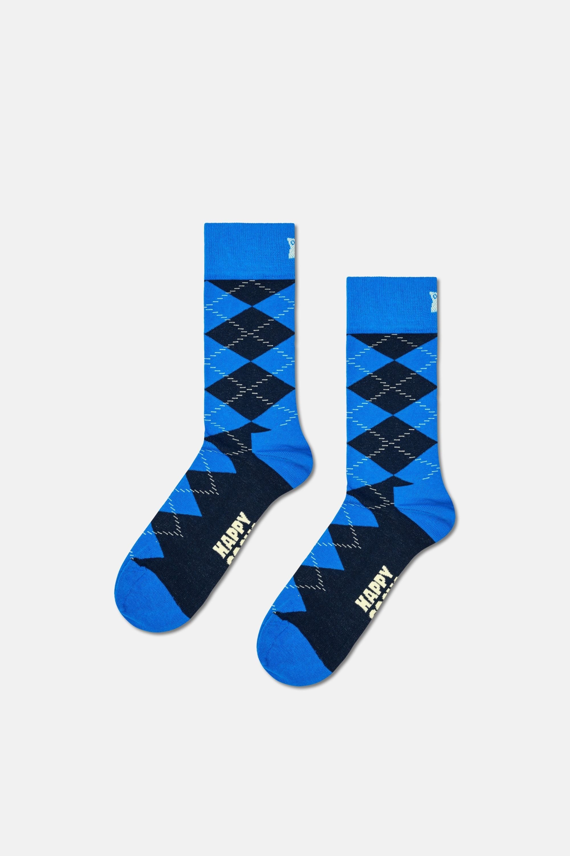 Happy Socks - Çok Renkli Kış Desenli 4Lü Pamuklu Çorap Seti