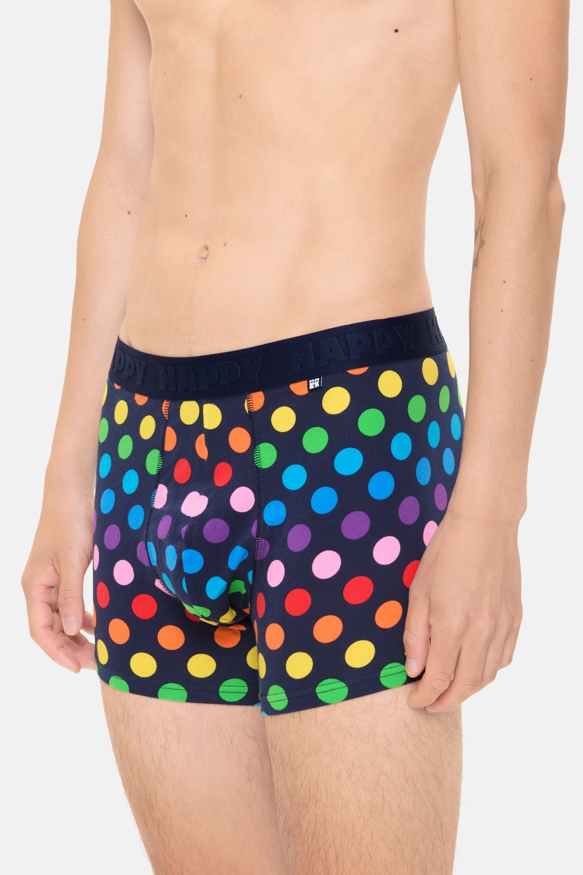 Happy Socks - Çok Renkli Büyük Puantiye Desenli Boxer