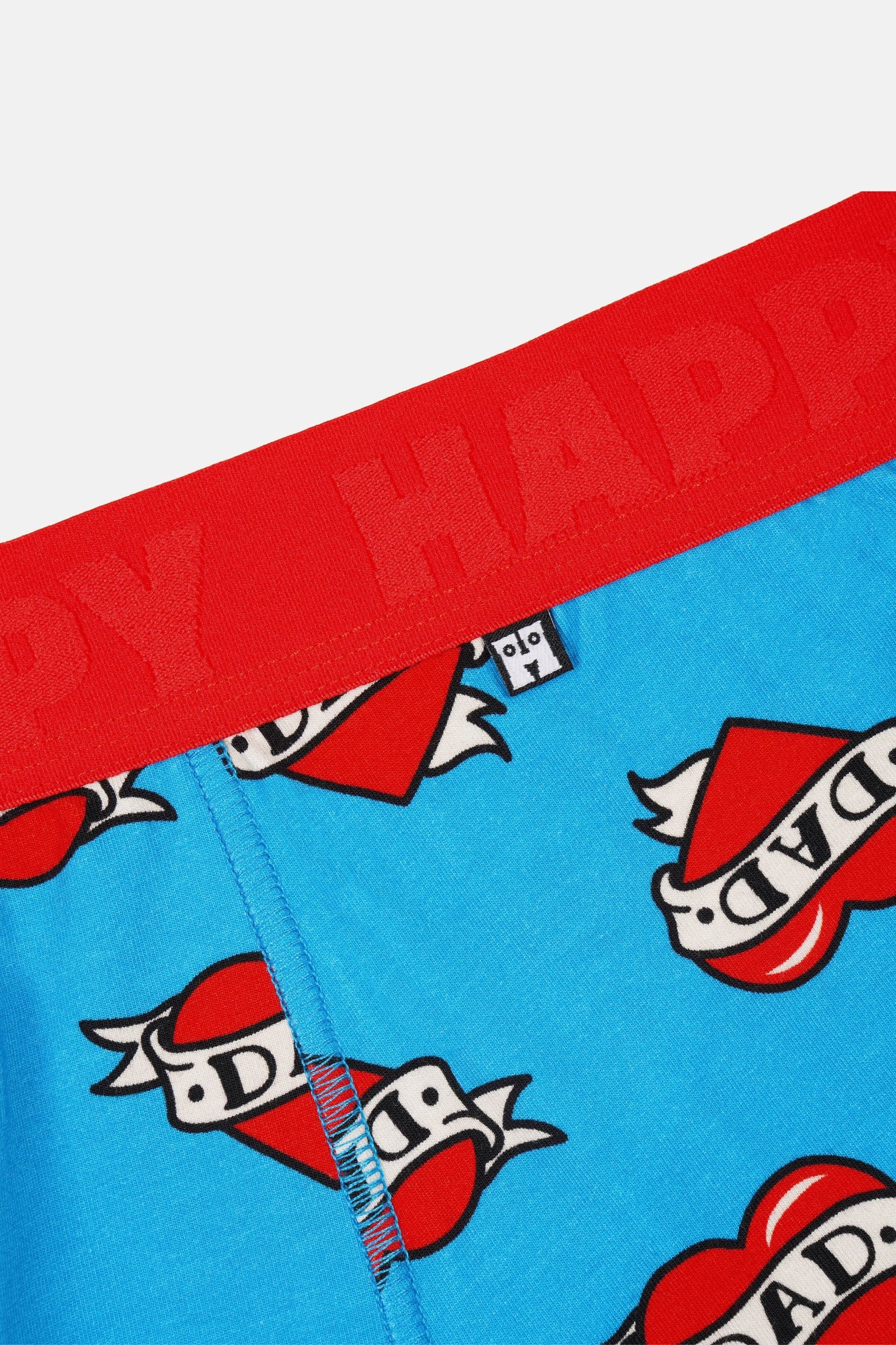 Happy Socks - Çok Renkli Süper Baba Temalı 2Li Boxer Seti