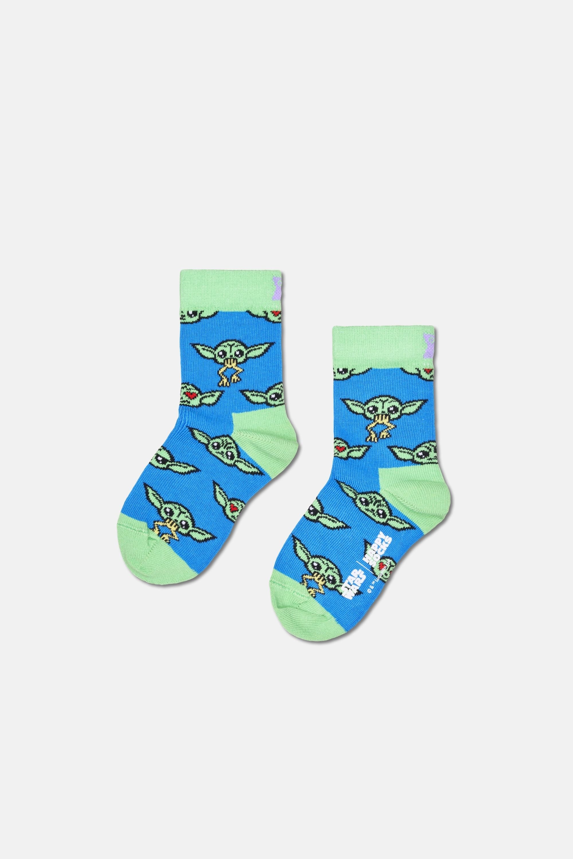 Happy Socks - Çocuk Star Wars Grogu Desenli Çorap