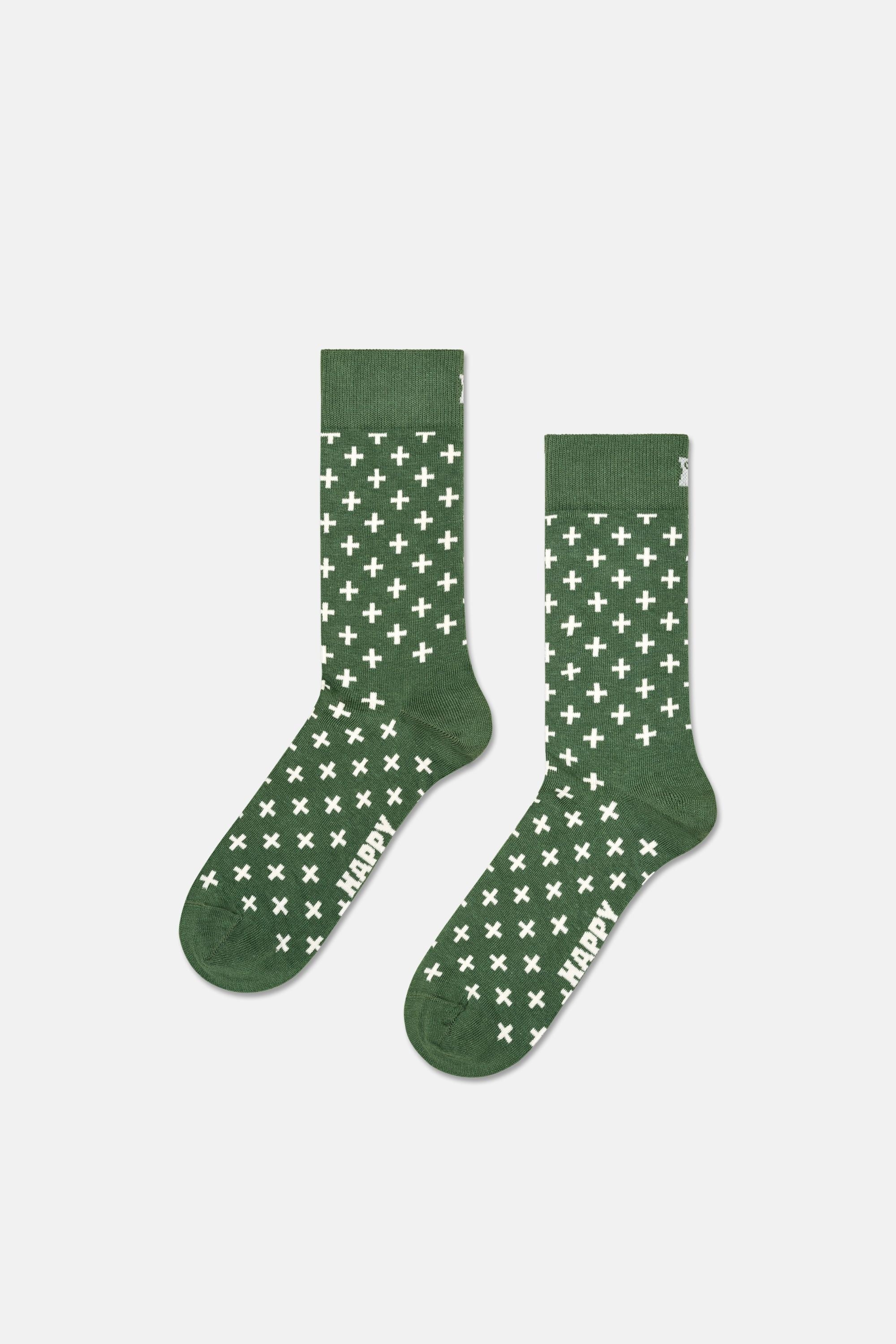 Happy Socks - Çok Renkli Nokta Ve Çizgi Desenli 4Lü Pamuklu Çorap Seti