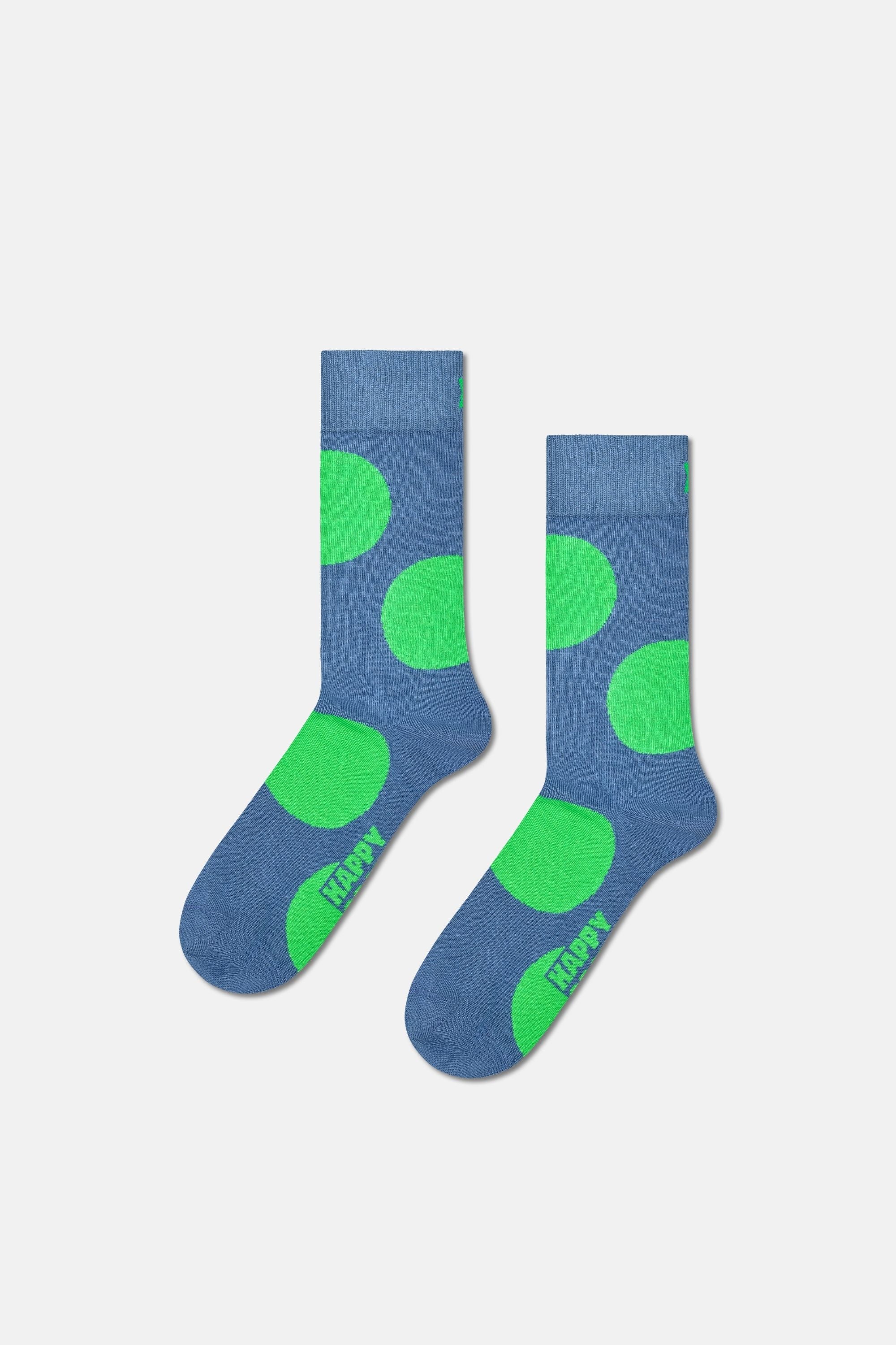 Happy Socks - Çok Renkli Karışık Desenli 3Lü Pamuklu Çorap Seti