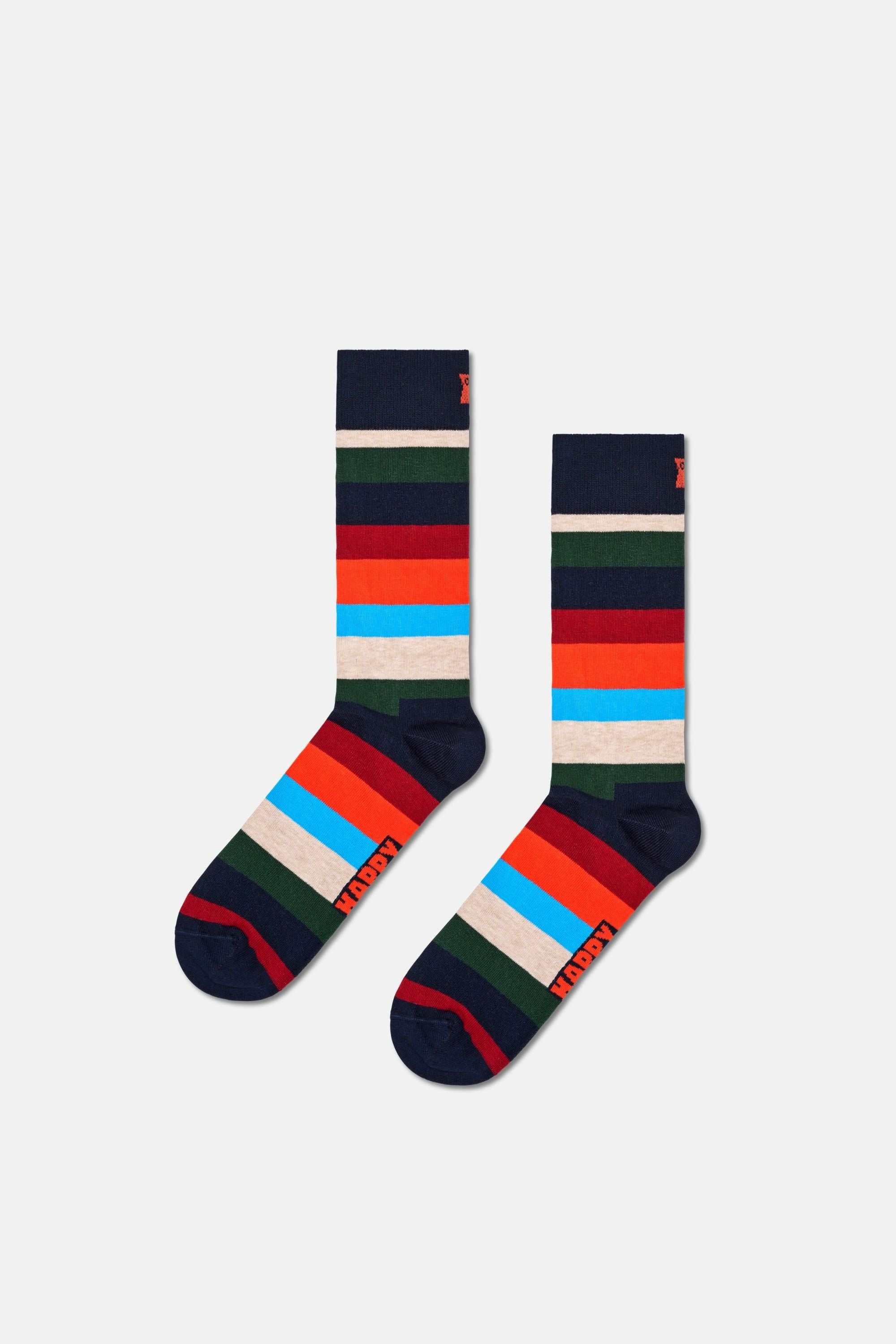 Happy Socks - Çok Renkli 4Lü Yiyecek Desenli Pamuklu Çorap Seti