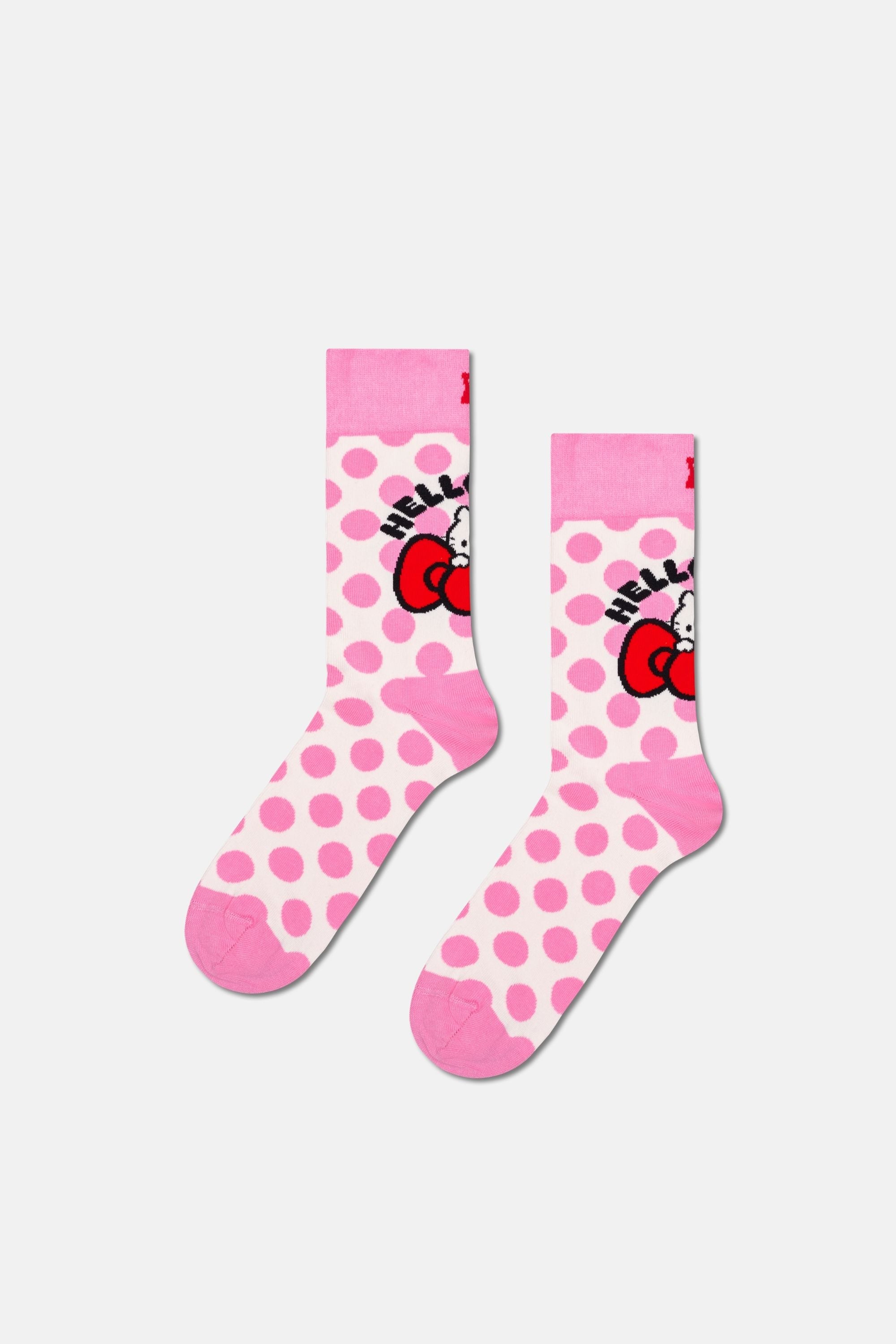 Happy Socks - Çok Renkli Hello Kıtty Temalı 6Lı Çorap Hediye Seti