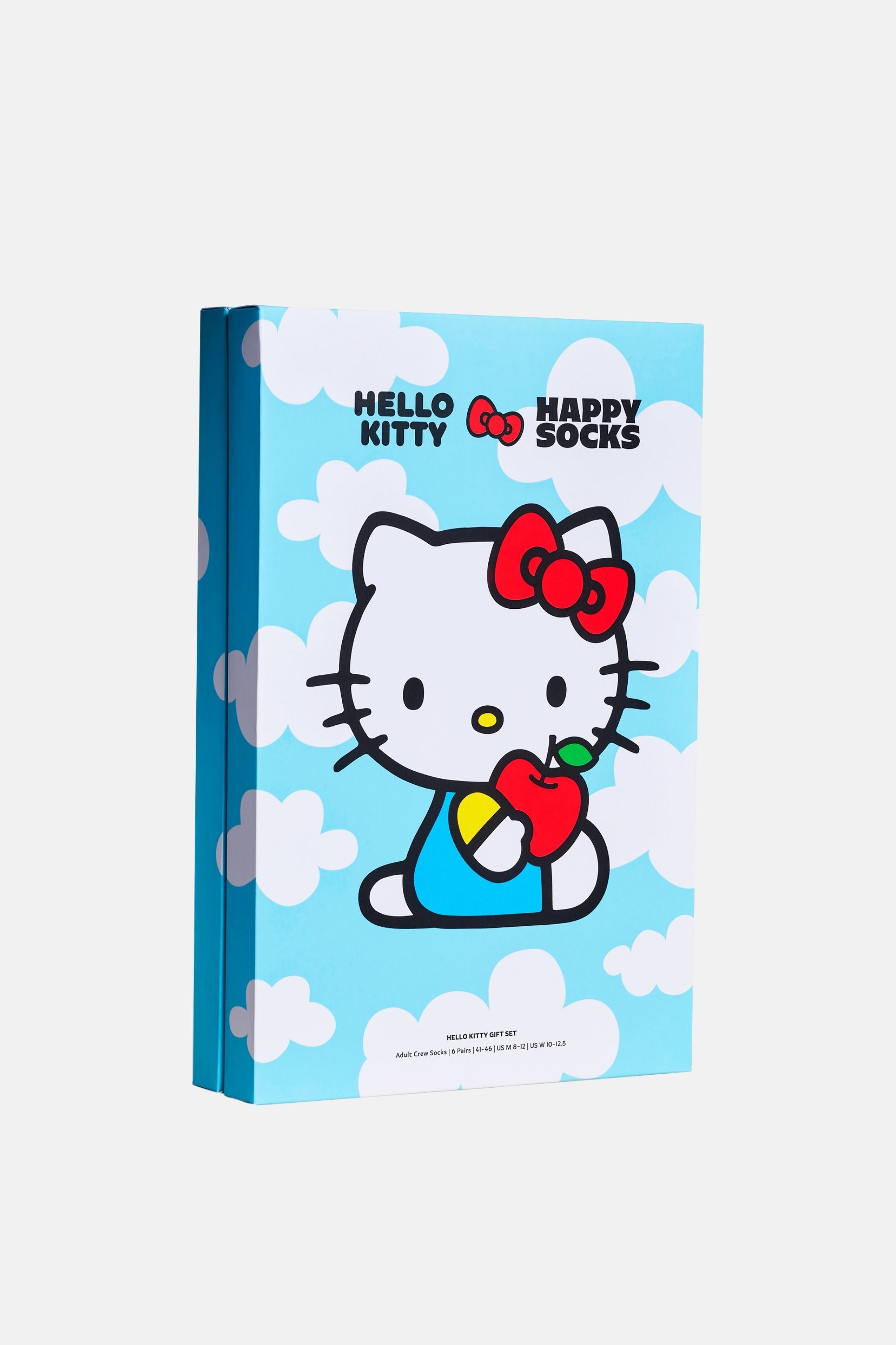 Happy Socks - Çok Renkli Hello Kıtty Temalı 6Lı Çorap Hediye Seti
