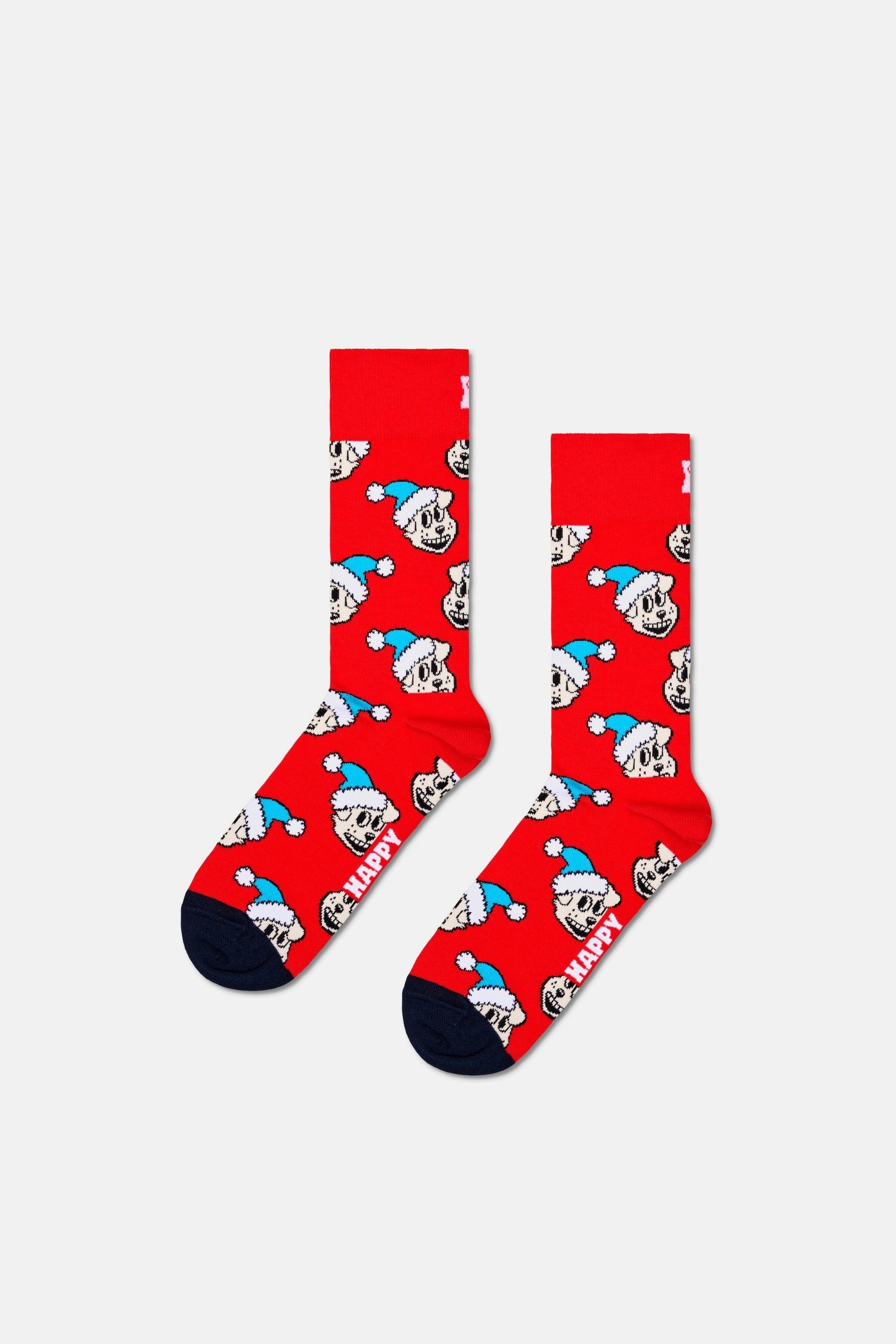 Happy Socks - Çok Renkli Kedi Ve Köpek Desenli Pamuklu 2Li Çorap Seti