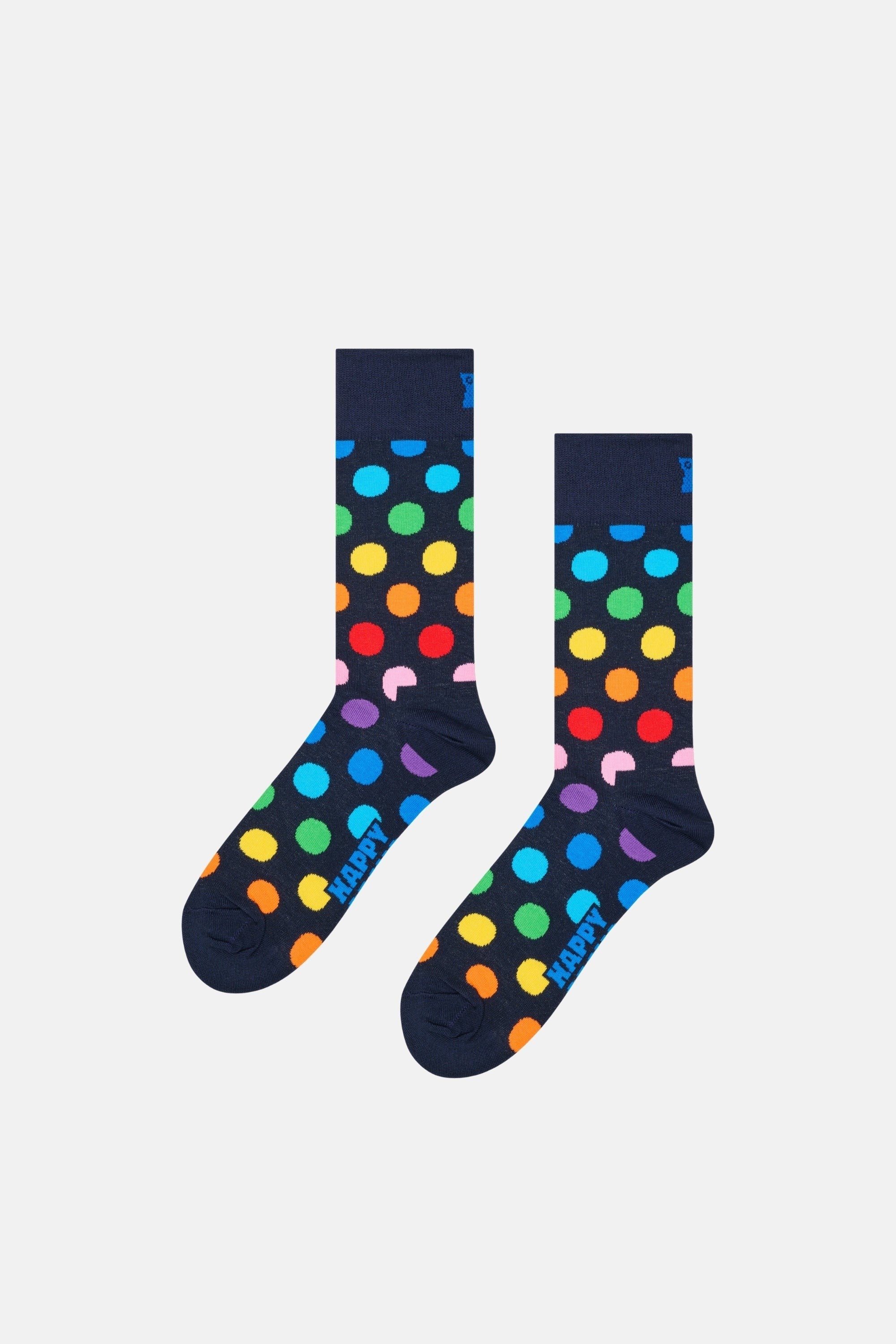 Happy Socks - Çok Renkli Karışık Desenli Pamuklu 4Lü Çorap Seti
