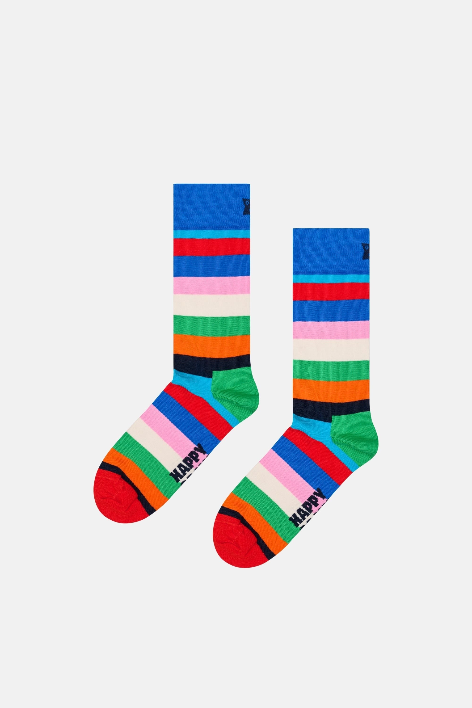 Happy Socks - Çok Renkli Karışık Desenli Pamuklu 4Lü Çorap Seti